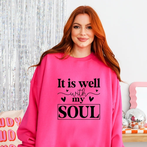 It Is Well With My Soul Crewneck Sweatshirt